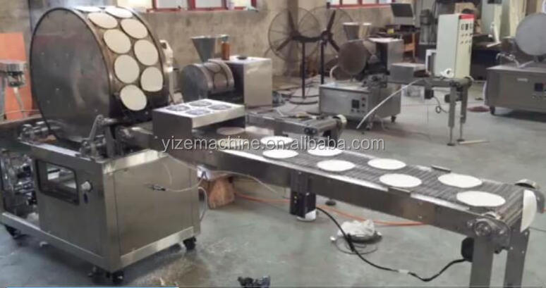 Spring roll samosa pastry flour sheet making machine Spring roll skin sheeter wrapper forming making machine