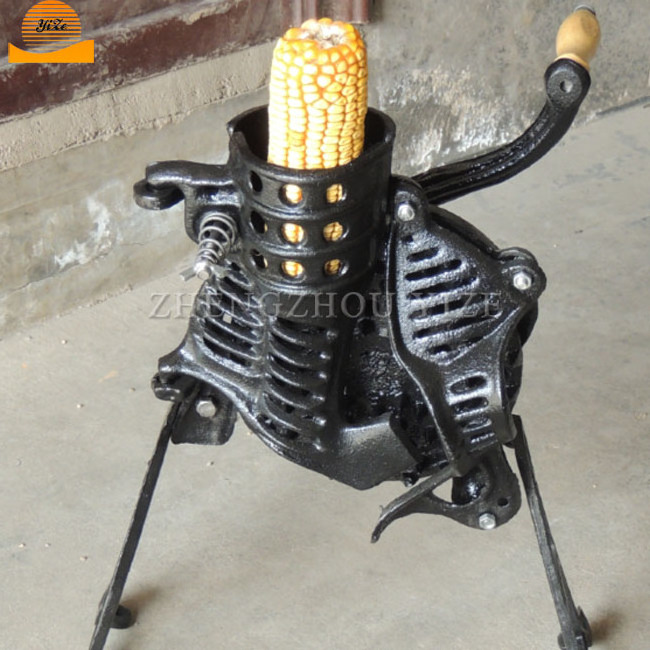 Manual corn thresher machine for shelling corn / hand operated corn sheller