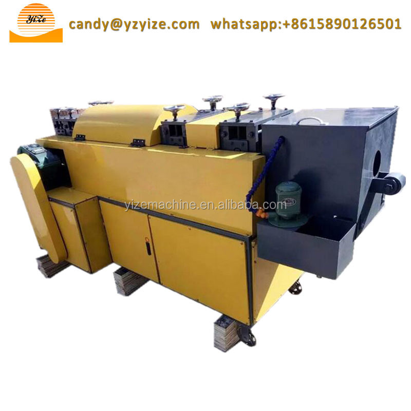 Steel pipe rust removing machine , Tubing straightener , hydraulic steel pipe straightening machine