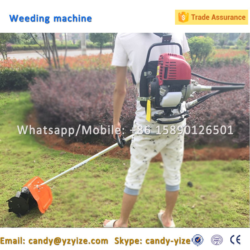 2 stroke backpack weeder portable maize weeding machine