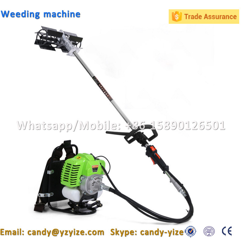 2 stroke backpack weeder portable maize weeding machine