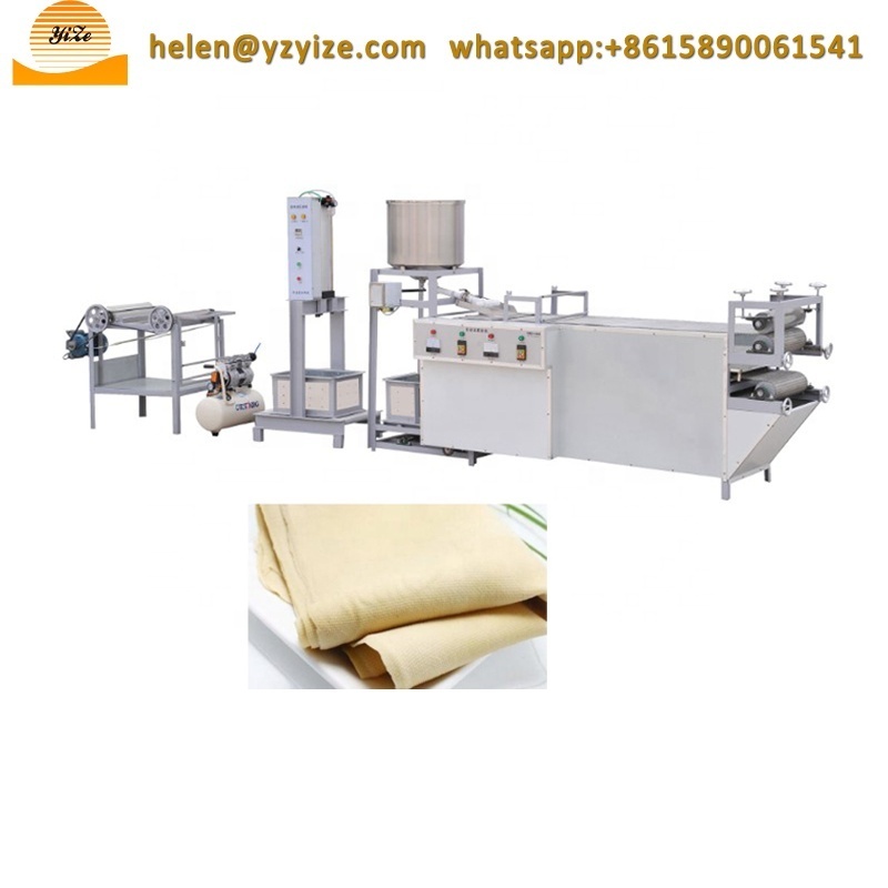 Dried Tofu Skin Bean Curd Sheet Presser Machine Tofu Press Maker Soybean Tofu Grinder for Skin of Soyabeanmilk 220V/380V CN;HEN