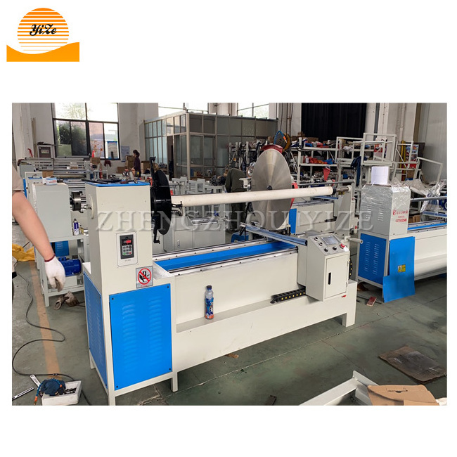 Electric rotary leather belt non-woven fabric cutting slitting rewinding machine fabric PVC tissue paper roll slitter cutter