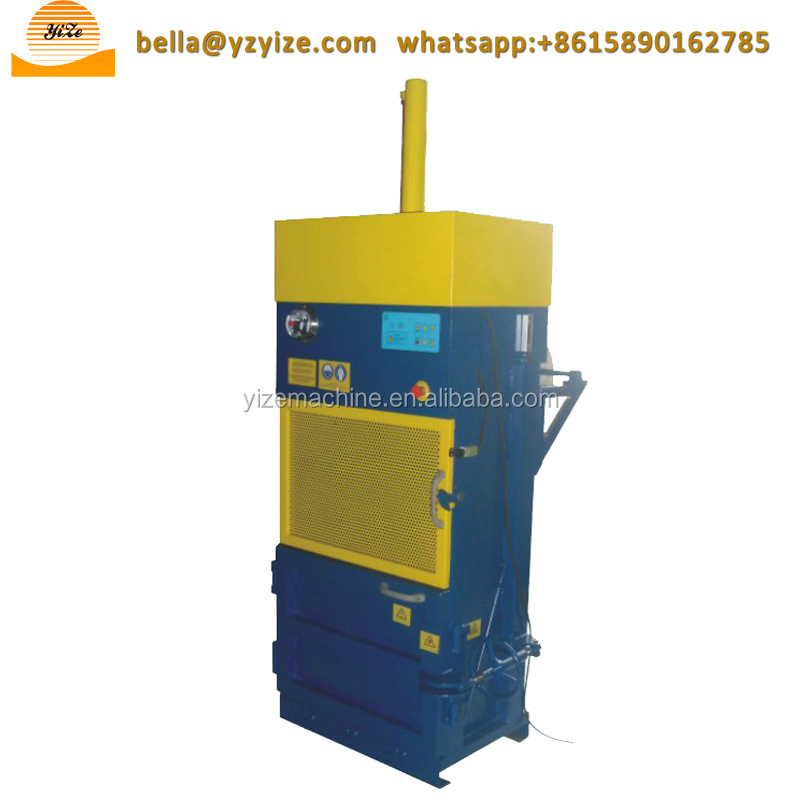 Hydraulic straw recycling baler machine for used clothes Truck Tyre Baler Cotton waste paper bale pressing machine compress