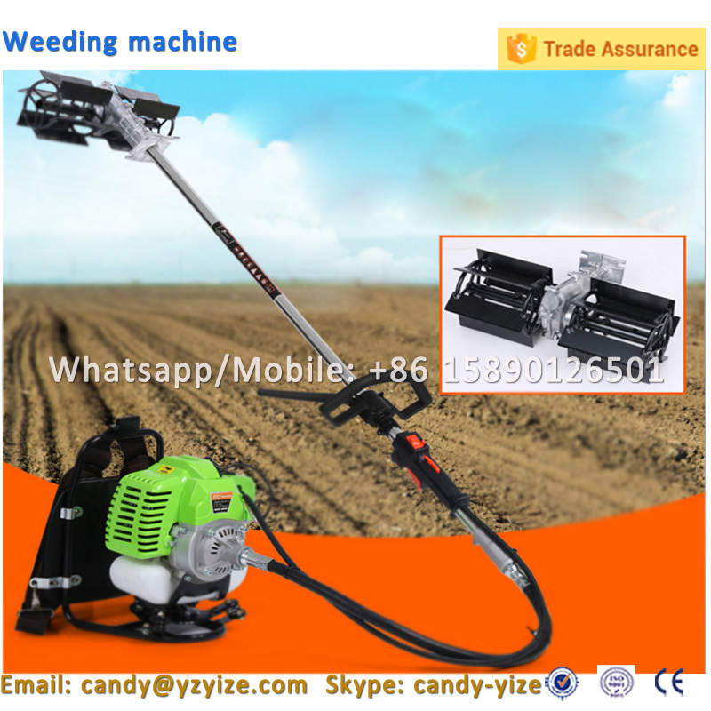 2 stroke backpack weeder portable maize weeding machine