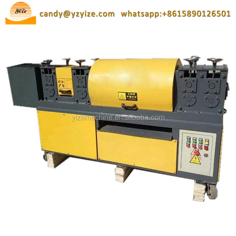 Steel pipe rust removing machine , Tubing straightener , hydraulic steel pipe straightening machine