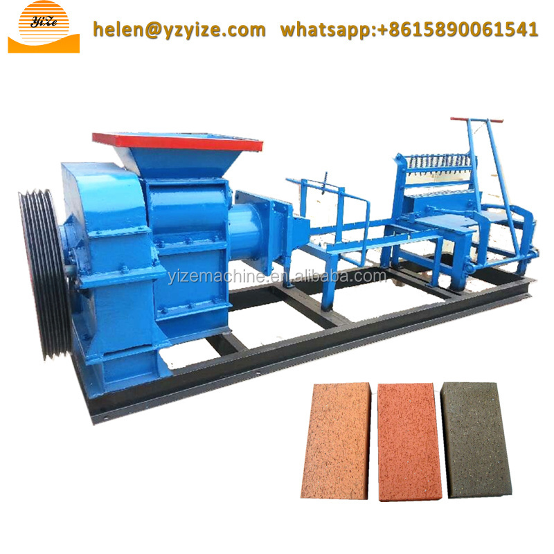 Red Clay Bricks Burning Making Press Machine for Sale Brick Maker Price