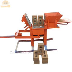 Mini interlocking clay brick making machine Manual brick press for sale