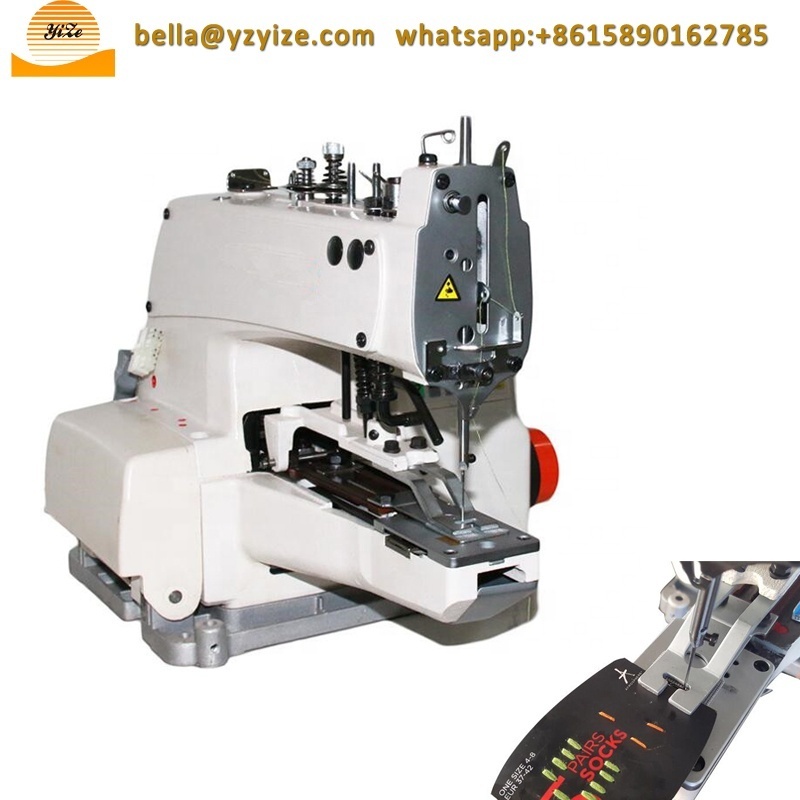 Manual Socks Gloves Towels Sewing Labeling Machine Price Label Sewing Machine