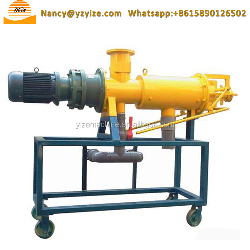 Cow Dung Dewatering Machine Chicken Manure Dryer Processing Machine for Sale