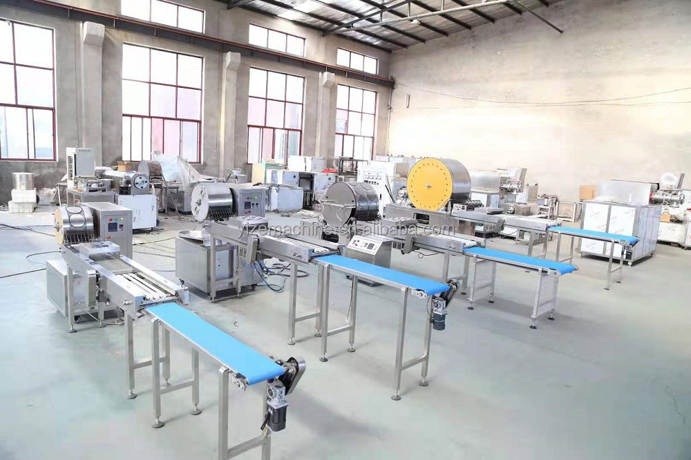 Automatic Pancake Chapati Spring Roll Wrapper Egg Roll Skin Maker Machine Lumpia Samosa Pastry Spring Roll Sheet Making Machine