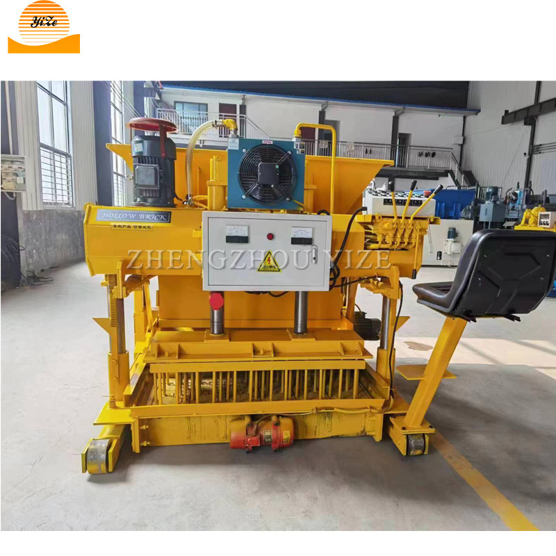 Automatic Hydraulic Press Hollow Cement Block Paver Brick Maker Making Machine Price Hydraulic Concrete Brick Making Machinery