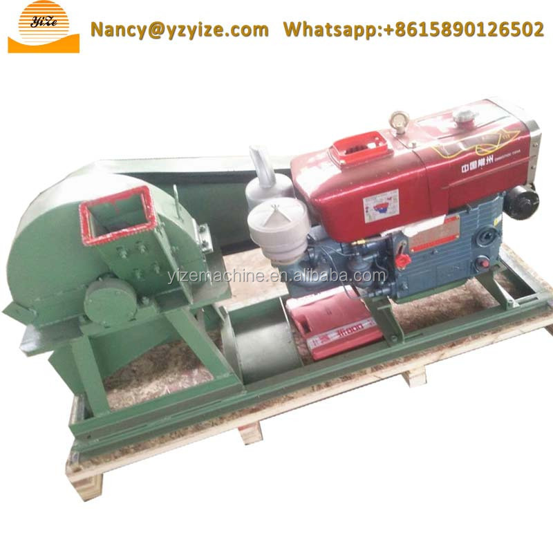 Industrial Tunisia diesel wood bark crusher shredder wood chipper shaving machine price for animal bedding and horse