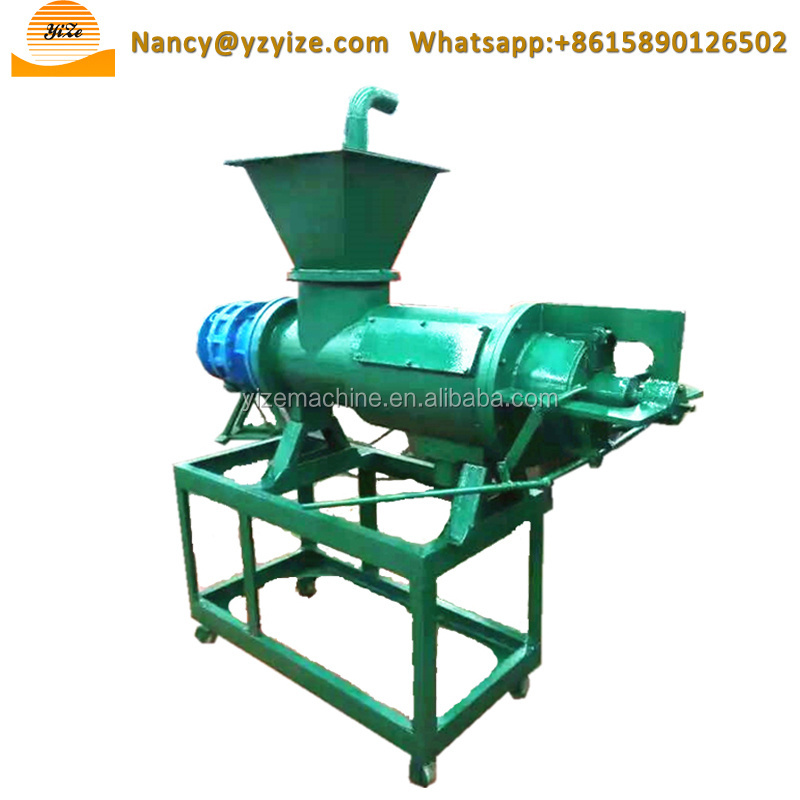 Cow Dung Dewatering Machine Chicken Manure Dryer Processing Machine for Sale