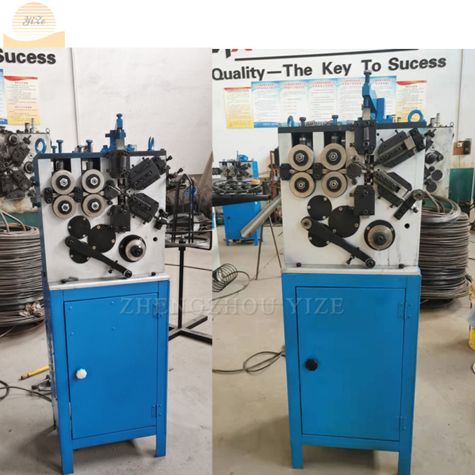 Mechanical cnc auto 3d steel wire spring former bending machine manual zig zag torsion spring coiler forming making machine