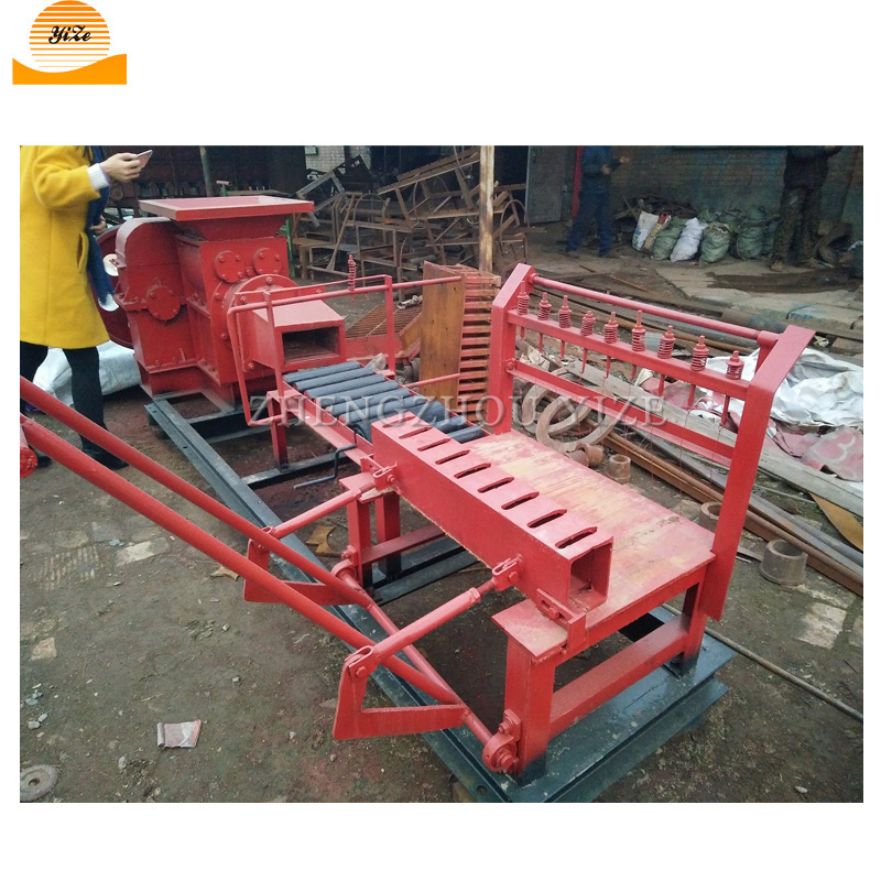 hydraulic press burnt soil and clay bricks making firing machine old red hollow clay brick block moulding machinery