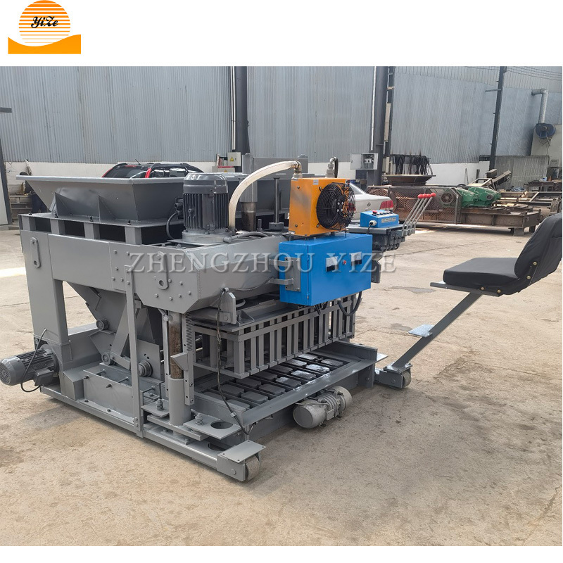 Automatic Hydraulic Press Hollow Cement Block Paver Brick Maker Making Machine Price Hydraulic Concrete Brick Making Machinery