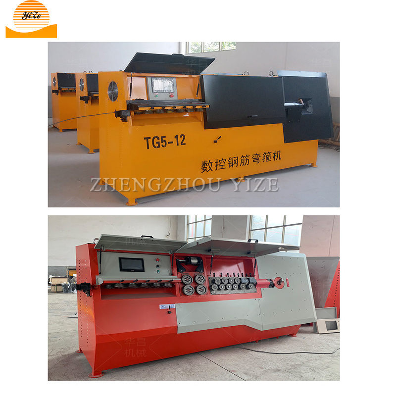 Rebar Stirrup Bender Machine Round Bar Bending Machine , Steel Automatic Rebar Cutting and Bending Machine CNC ISO 9001:2000