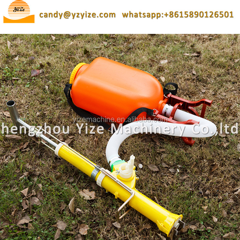 Mini hand hold backpack fertilizer spreader machine / granular fertilizer applicator