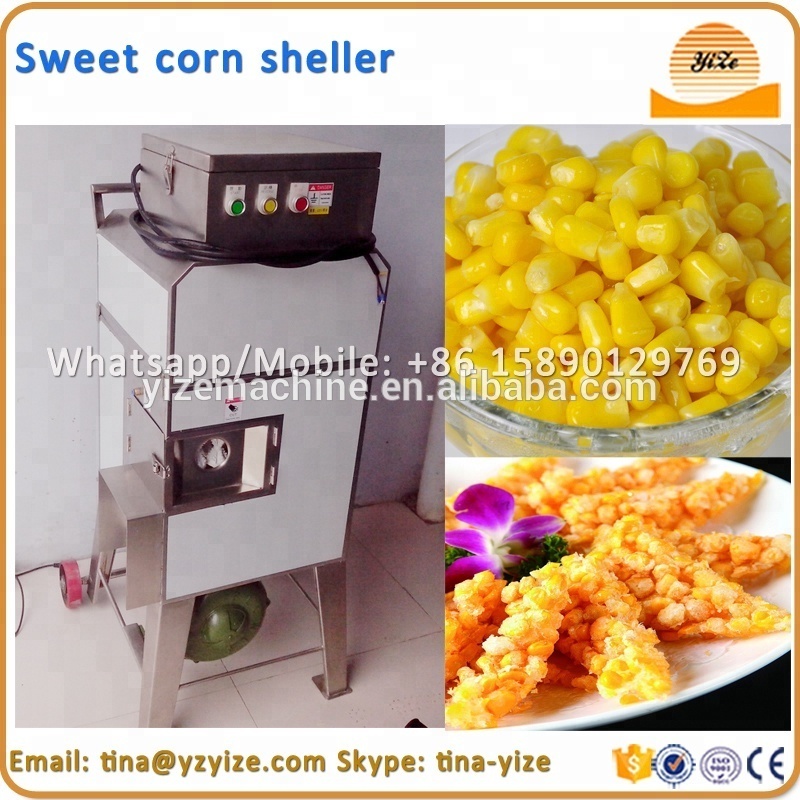 Automatic sweet corn peeler / sweet corn cutter machine / sweet corn processing machines