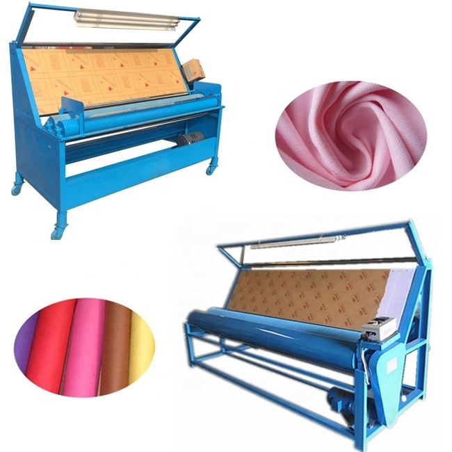 Industrial Cloth Inspecting Rolling Inspection Machine Fabric Roll winder Machine for textile