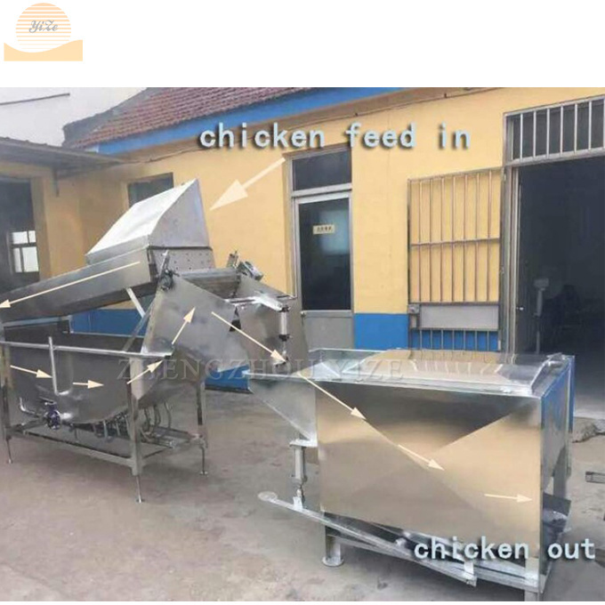 Portable commercial hot water 120l chicken scalder price for sale slaughtering poultry scalding machine