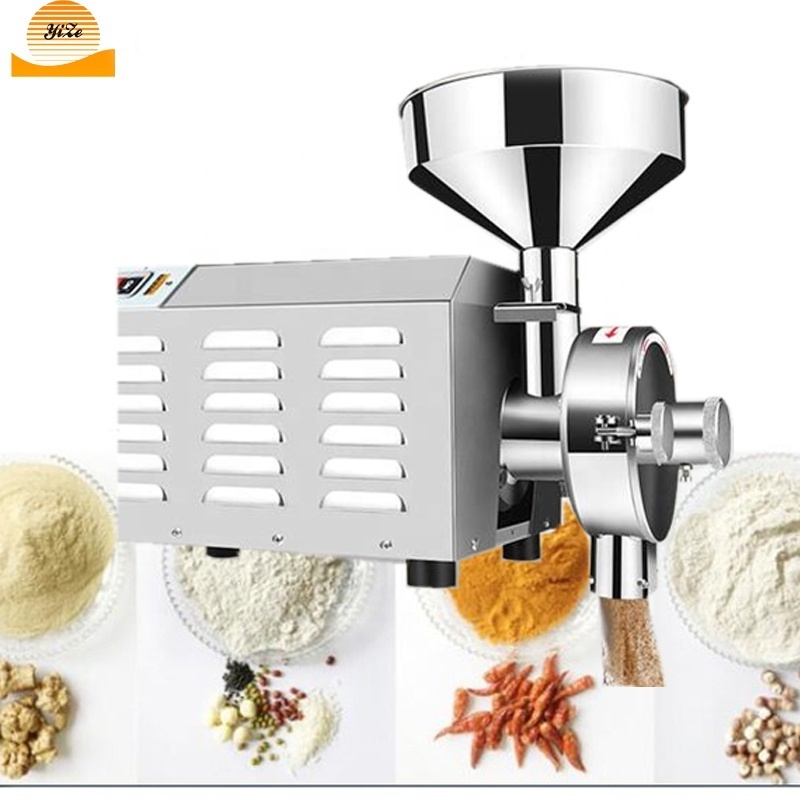 Commercial grain flour mill grinder for sale Small rice herb spice chilli powder grinding milling machine srilanka