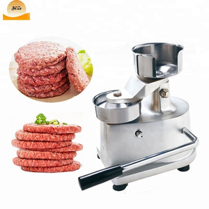 shrimp patty maker , manual hamburger patty press machine ,meat pie making machine