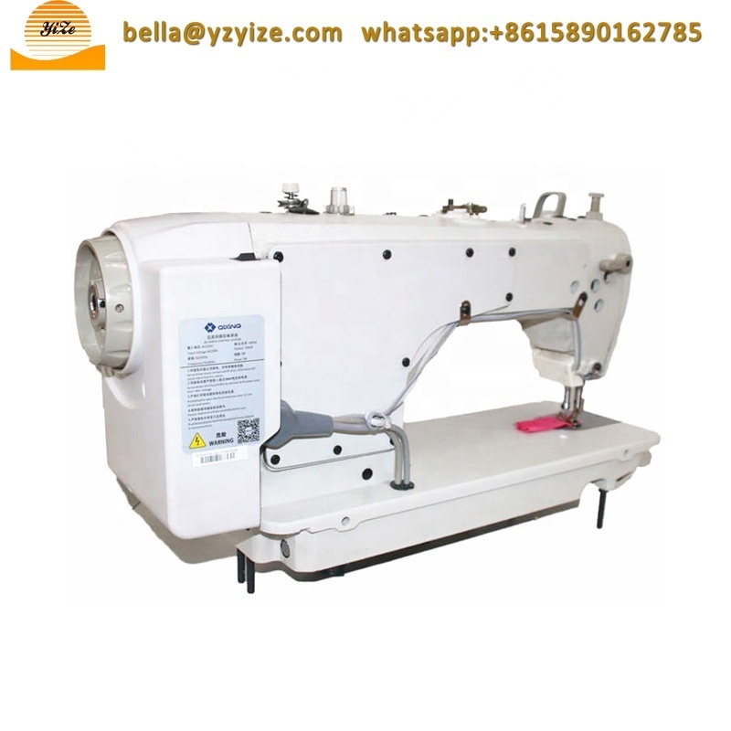 Direct Drive Double Needles Lockstitch Sewing Machine High Speed Lockstitch Dress Sewing Machine