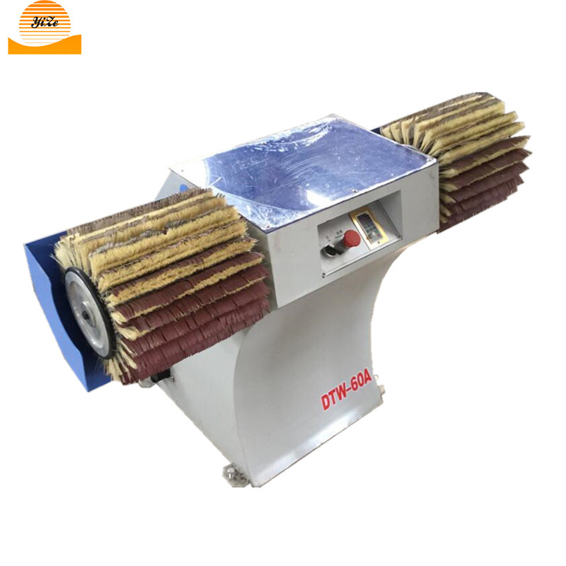 double head wood polishing machine plywood sanding brush machine shaped curved surface polishing machine