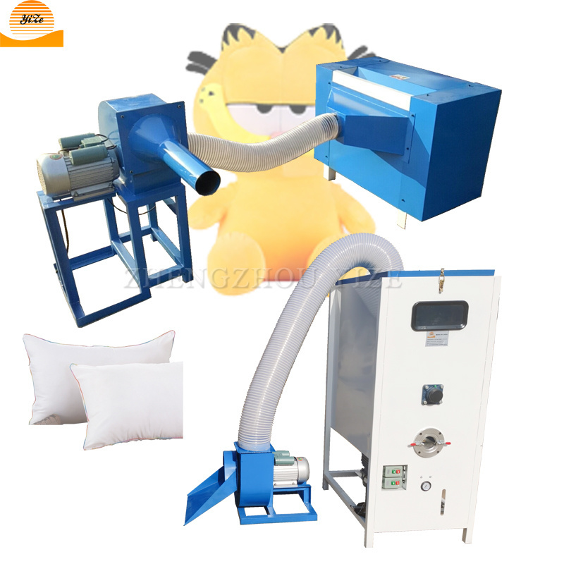 Automatic Memory Card making 99% PP cotton opener Pillow Cushion Stuffing Machine Polyester fiber opening machine