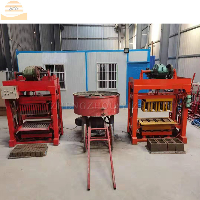 Small industrial sand Hollow Block Making Machine in Africa and mud Concrete soil Cement Brick Making Machine