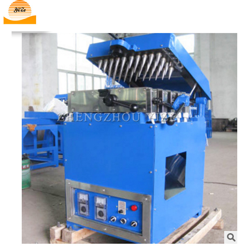 Automatique Cetakan Waffle Cone Making Machine Crimping Color Double Ice Cream Cones Baking Maker Equipment