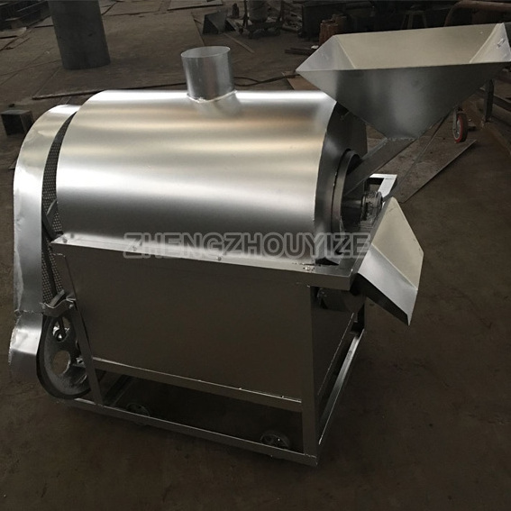 Commercial electric drum rotary groundnut sunflower seeds nuts oven Gas peanut sesame chestnut roaster roasting machine for sale