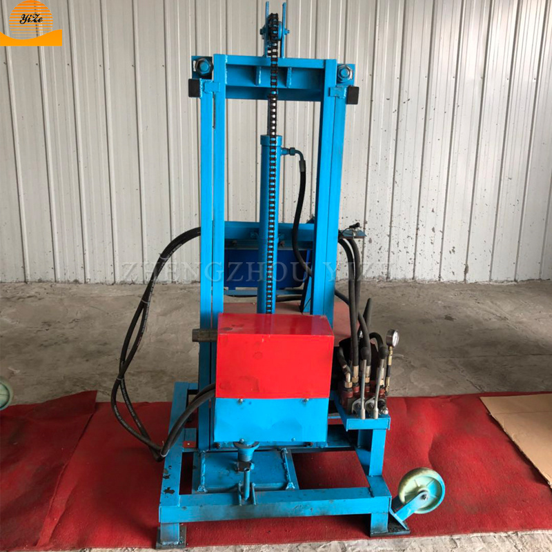 Small portable 100m 200meters electric borehole drilling machine deep hydraulic bore rock water well rig for sale in dubai