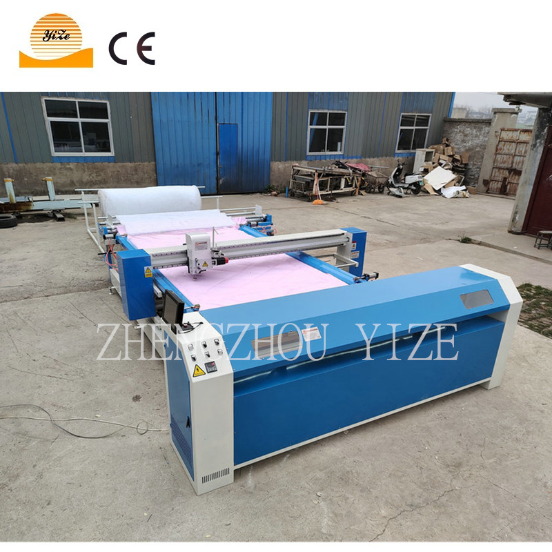 Multi-pattern Industrial Quilting Sewing Making Machine Auto Bed Mattress Computerized Single Needle Continuous Quilting Machine