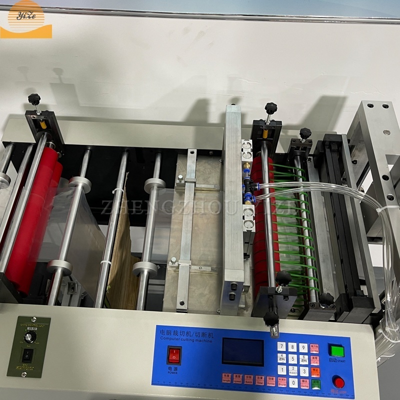 Automatic polythene plastic bag bottom seal pouch heat sealing making machine vacuum transparent tea bag cutting sealing machine