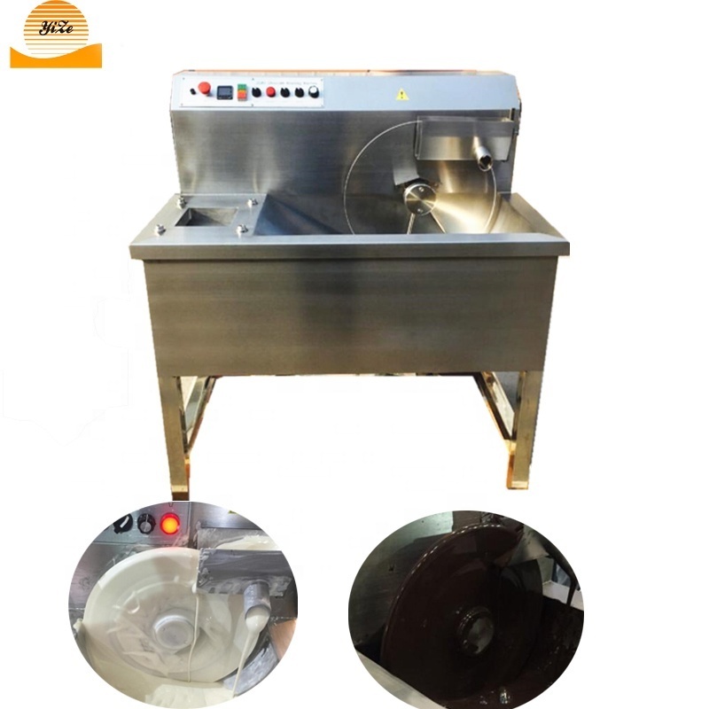 Widely Used Snacks Bread Biscuits Chocolate Melter Pouring Coating Enrobing Machine Chocolate Melting Tempering Machine