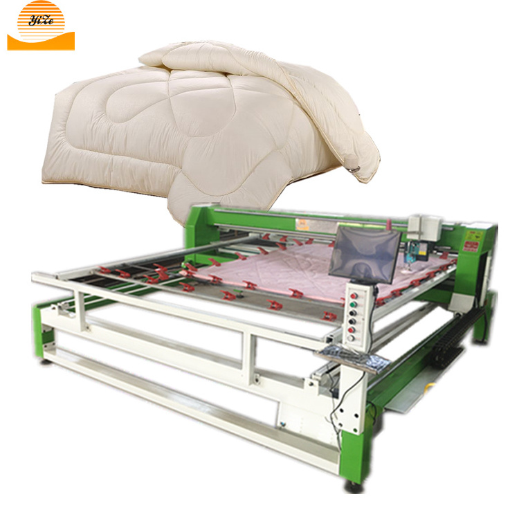 Computerized duvet sewing making quilting machine Cnc servo single needle quilting machine