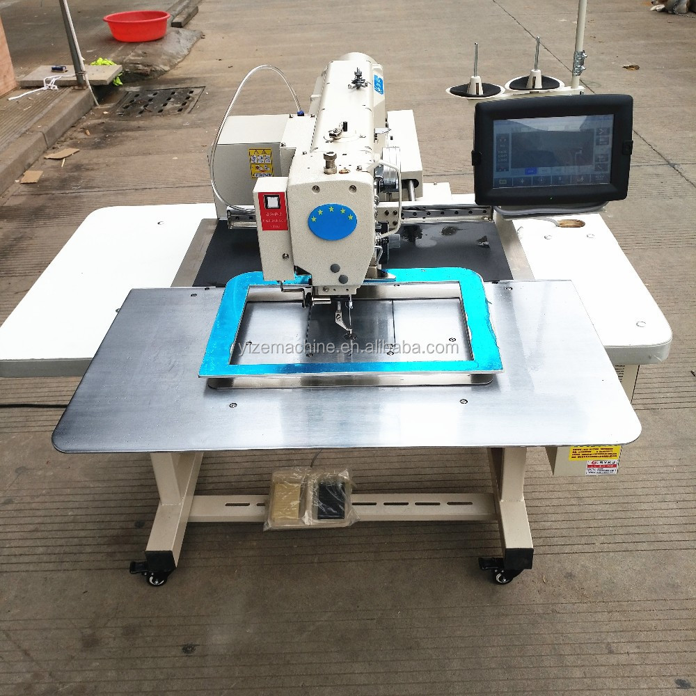 Automatic computer design pattern sewing machine Computerized interlock ...