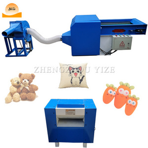 Cotton polyester fiber opening machine automatic pillow filling machine fiber opener pillow filling machinery