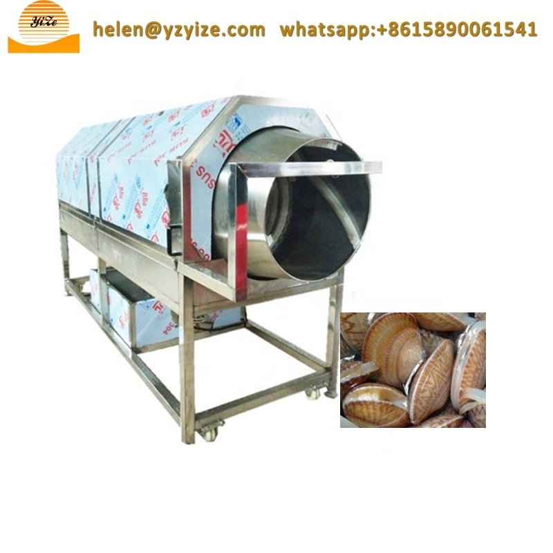 Automatic oyster flying fish washer Small selffish clam snail cleaning washing machine