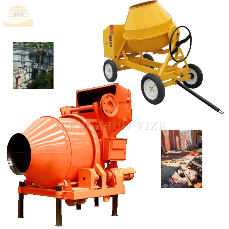 self loading soil concrete block mixer construction machinery equipment for brick making foam concrete mixing and pump machine