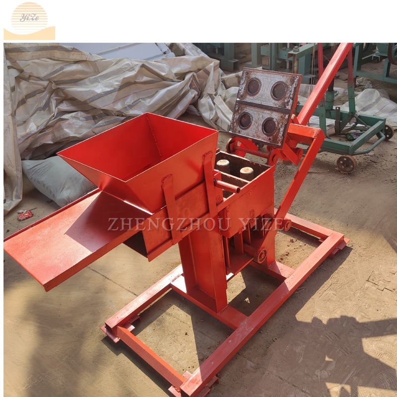 Mini interlocking clay brick making machine Manual brick press for sale