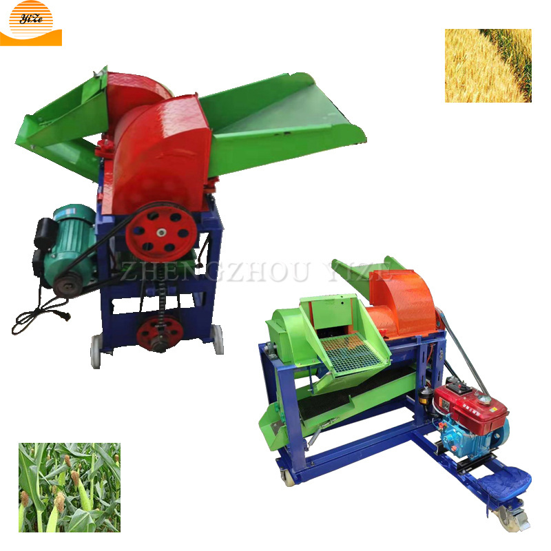 Automatic Electric or diesel motor farm maize corn peeler dehuller machine corn sheller thresher threshing machine