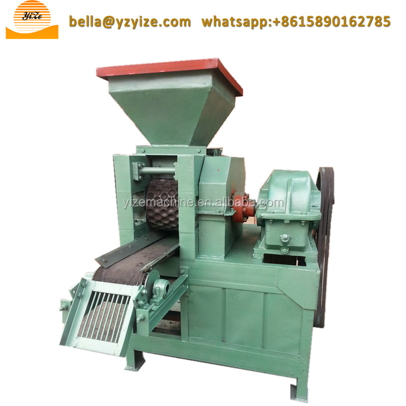 Charcoal and coal dust briquette press machine