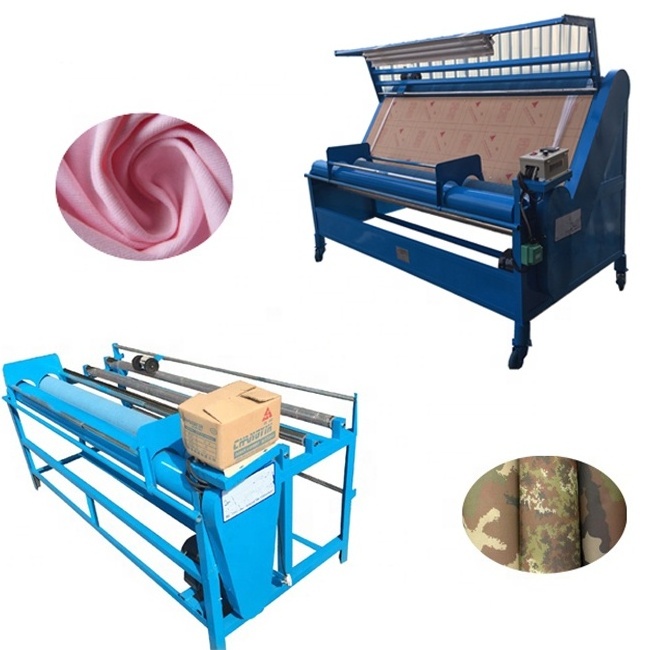 Industrial Cloth Inspecting Rolling Inspection Machine Fabric Roll winder Machine for textile