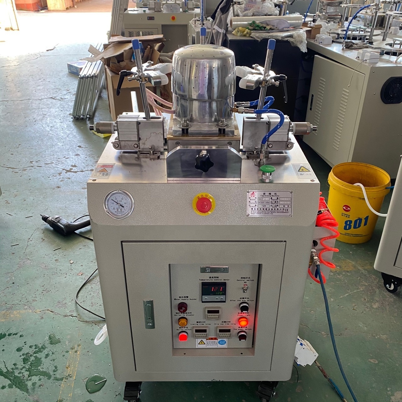 basketball hat cap making machines aluminum mould cap hat ironing machine Manufacturing Plant automatic cap ironing machine