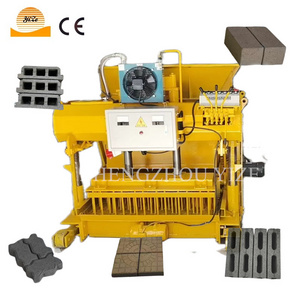 Automatic Hydraulic Press Hollow Cement Block Paver Brick Maker Making Machine Price Hydraulic Concrete Brick Making Machinery