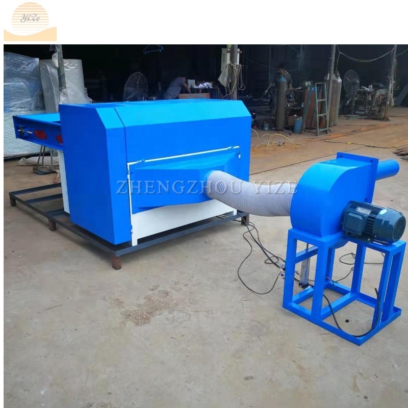 Automatic cotton yarn opener waste stuff filler recycling machine polyester fiber cotton opening pillow stuffing filling machine